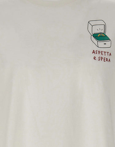 MC2 SAINT BARTH T-shirt "Aspetta Spera" WHITE Uomo 