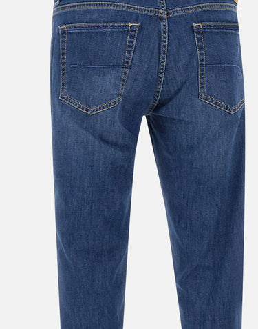 RE-HASH Jeans"Rubens-B" BLUE Uomo 