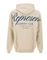 REPRESENT Felpa "Owners Club Script" BEIGE Uomo 