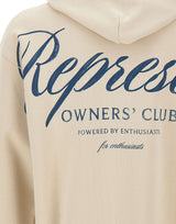 REPRESENT Felpa "Owners Club Script" BEIGE Uomo 