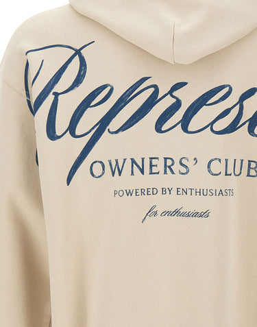 REPRESENT Felpa "Owners Club Script" BEIGE Uomo 