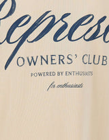 REPRESENT T-shirt  "Owners Club Script" BEIGE Uomo 