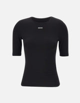 ROTATE "Shorts sleeves t-shirt" BLACK Donna 