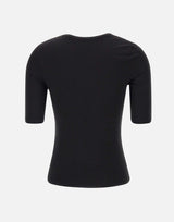 ROTATE "Shorts sleeves t-shirt" BLACK Donna 