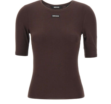 ROTATE T-shirt a maniche corte BROWN Donna 