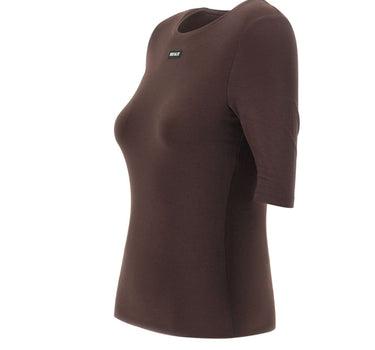 ROTATE T-shirt a maniche corte BROWN Donna 