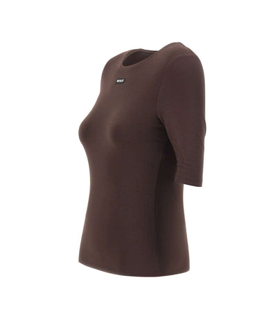 ROTATE T-shirt a maniche corte BROWN Donna 