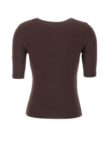 ROTATE T-shirt a maniche corte BROWN Donna 
