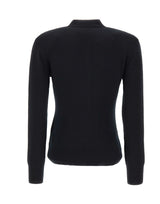 ROTATE Polo in lana a maniche lunghe BLACK Donna 