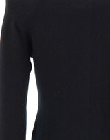 ROTATE Polo in lana a maniche lunghe BLACK Donna 