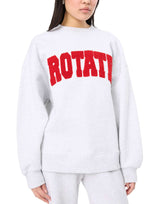 ROTATE Felpa "Heavy Sweat" GREY Donna 
