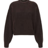 ROTATE Maglione girocollo in lana BROWN Donna 