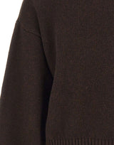 ROTATE Maglione girocollo in lana BROWN Donna 
