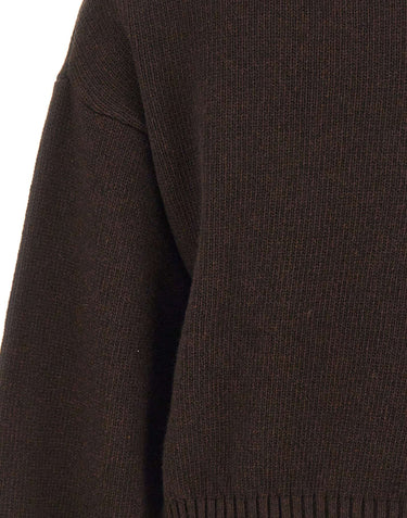 ROTATE Maglione girocollo in lana BROWN Donna 