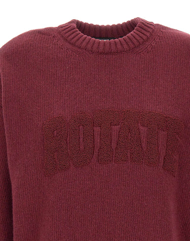 ROTATE Maglione girocollo in lana RED Donna 
