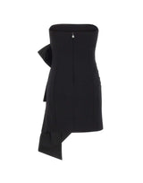 ROTATE Abito bustier con fiocco BLACK Donna 