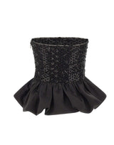 ROTATE Top a palloncino con paillettes BLACK Donna 