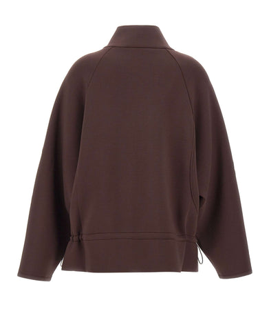 ROTATE Giacca in scuba con zip BROWN Donna 