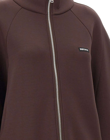 ROTATE Giacca in scuba con zip BROWN Donna 
