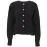 ROTATE Cardigan con bottoni gioiello BLACK Donna 