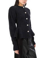 ROTATE Cardigan con bottoni gioiello BLACK Donna 