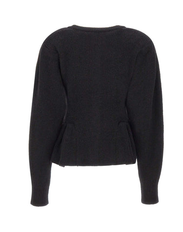 ROTATE Cardigan con bottoni gioiello BLACK Donna 