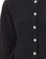 ROTATE Cardigan con bottoni gioiello BLACK Donna 
