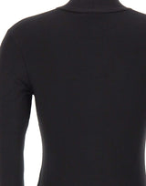 ROTATE Maglia a collo alto in jersey BLACK Donna 