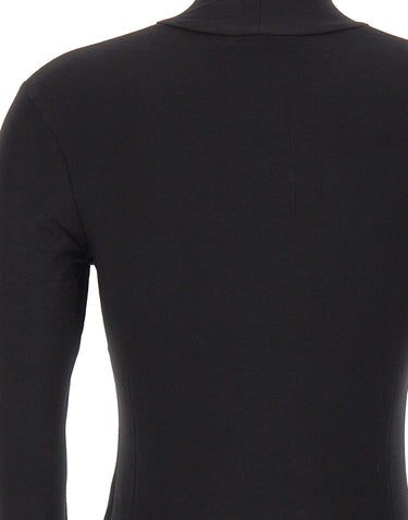 ROTATE Maglia a collo alto in jersey BLACK Donna 