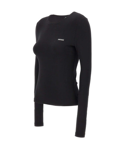 ROTATE T-shirt a manica lunga BLACK Donna 