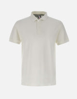 SUN68 "Polo cold dye" WHITE Uomo 