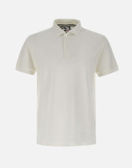 SUN68 "Polo cold dye" WHITE Uomo 