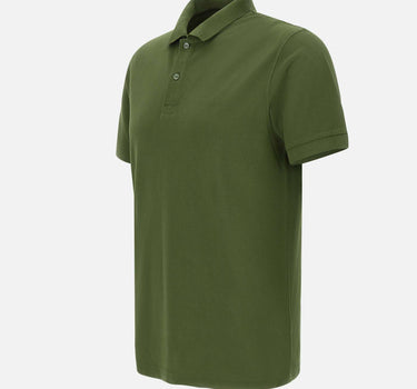 SUN68 "Polo cold dye" GREEN Uomo 