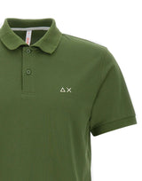 SUN68 "Polo basic" GREEN Uomo 