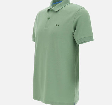 SUN68 "Polo basic" GREEN Uomo 