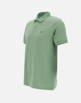 SUN68 "Polo basic" GREEN Uomo 