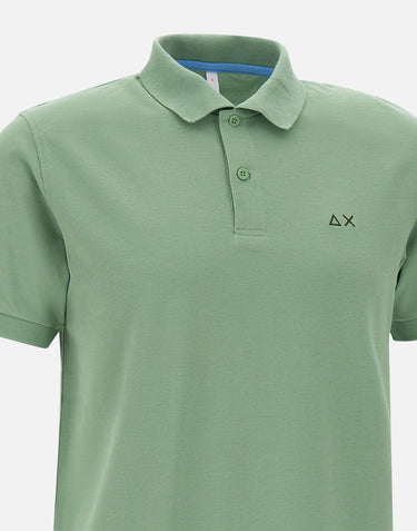 SUN68 "Polo basic" GREEN Uomo 