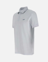 SUN68 "Print under collar polo shirt" WHITE Uomo 