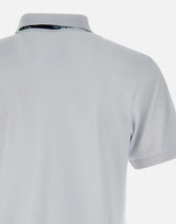 SUN68 "Print under collar polo shirt" WHITE Uomo 