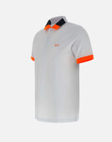 SUN68 "Polo fluo multicolor" WHITE Uomo 