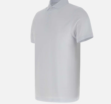 SUN68 "Jersey mercerized polo" WHITE Uomo 