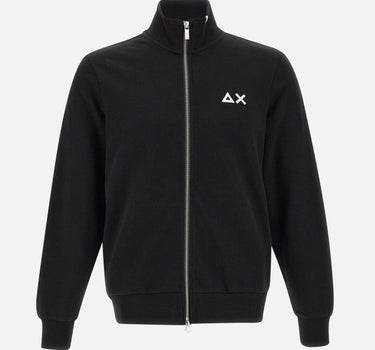 SUN68 Felpa in cotone BLACK Uomo 