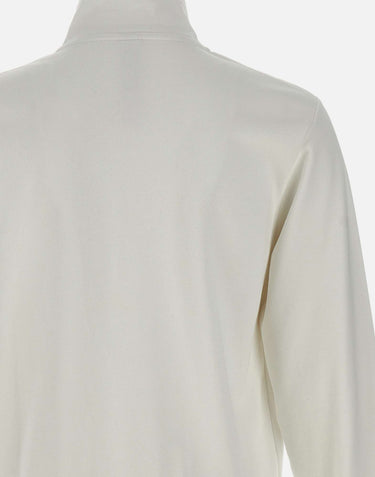 SUN68 "Track zip basic fleece" WHITE Uomo 