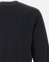 SUN68 Felpa "Basic fleece" BLACK Uomo 