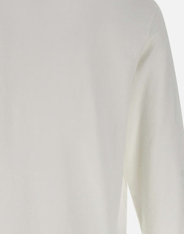 SUN68 Felpa "Basic fleece" WHITE Uomo 