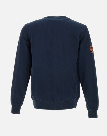 SUN68 "Fluo fleece sweatshirt" BLUE Uomo 