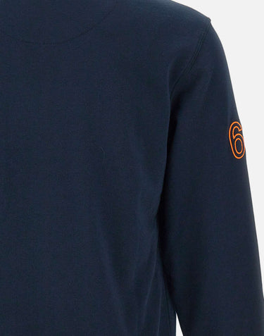 SUN68 "Fluo fleece sweatshirt" BLUE Uomo 