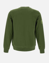 SUN68 "Fluo fleece sweatshirt" GREEN Uomo 
