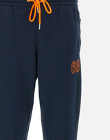 SUN68 "Cotton fleece trousers" BLUE Uomo 