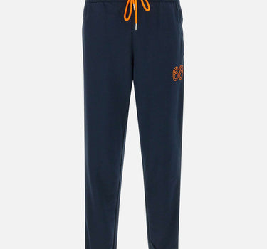 SUN68 "Cotton fleece trousers" BLUE Uomo 